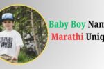 Baby Boy Names Marathi Unique